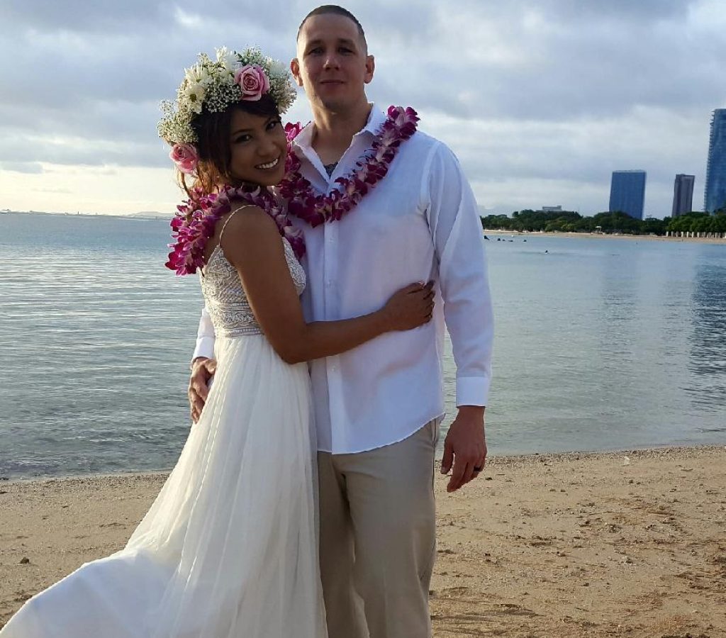 Magic Island beach wedding